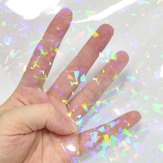 Amazon Affiliate LINK IN DESCRIPTION : 12x53 Inch Iridescent Gem Patterns Clear Film Laser Mirror Rainbow Transparent PVC Waterproof Vinyl for Sewing Crafts Decoration