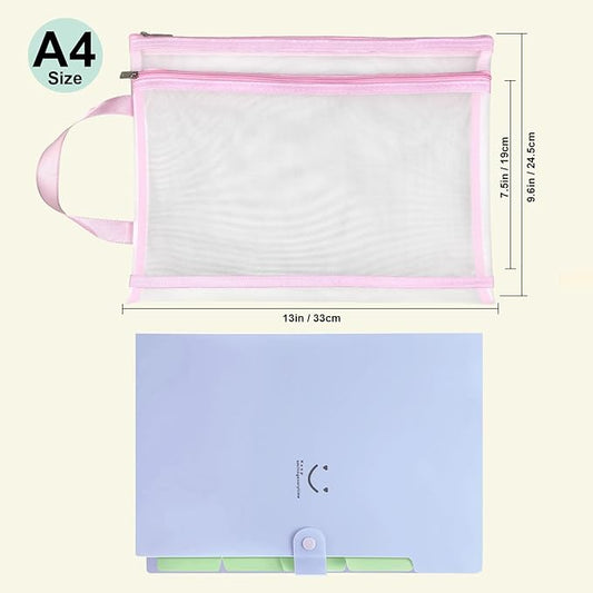 Amazon Affiliate LINK IN DESCRIPTION- 10 Pack Two Layers Mesh Zipper Pouch Bags