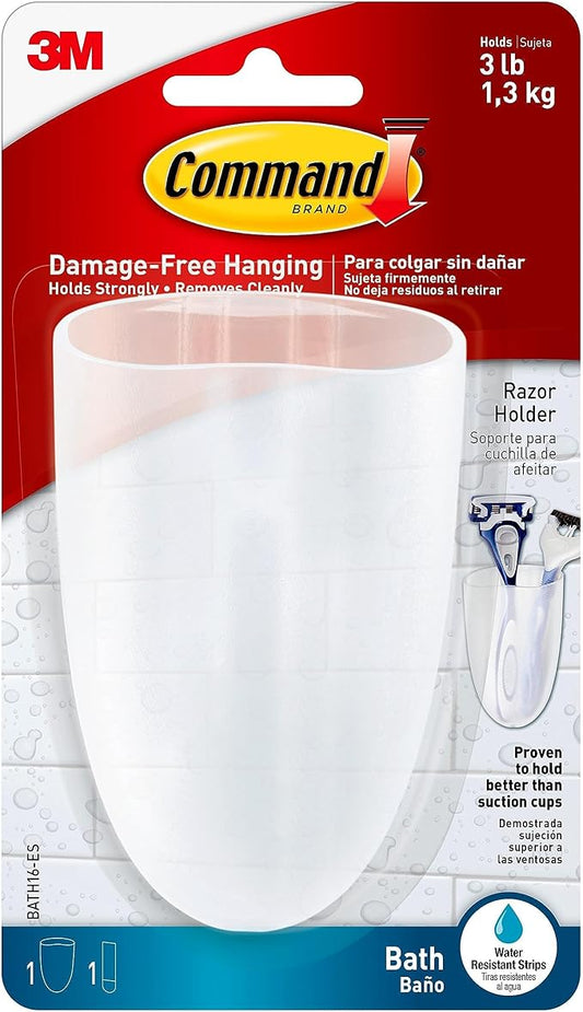 Amazon Affiliate LINK IN DESCRIPTION- Command Wall Holder, Holds up to 3 lb, Clear Frosted, 4" x 2.5" x 1.5"