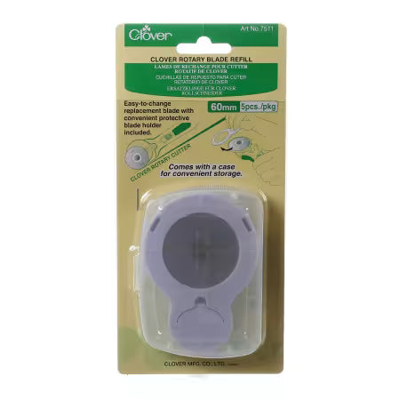 Clover 60mm Replacement Blade 5ct # 7511CV