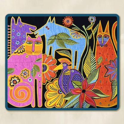 OESD Kindred Creatures Tiling Scene by Laurel Burch  80374 Digital Download