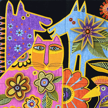 Load image into Gallery viewer, OESD Kindred Creatures Tiling Scene by Laurel Burch USB 80374USB