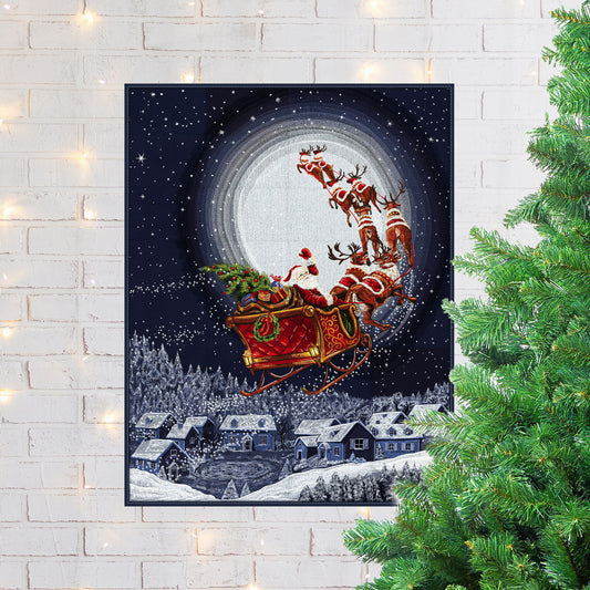 OESD  Christmas Flight Tiling Scene by Marcello Corti 80394USB (Digital Download Only)