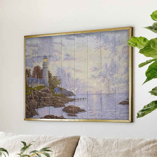 OESD Thomas Kinkade The Sea of Tranquility Tiling Scene Thread Set IS80399KIT