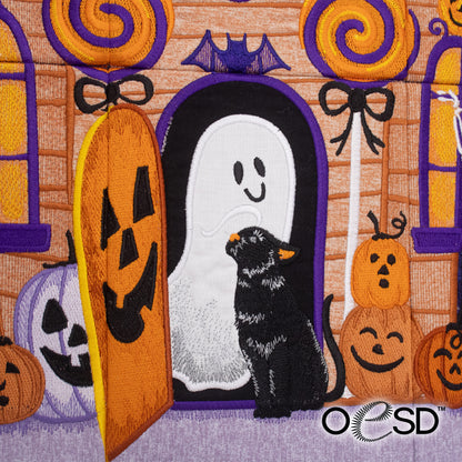 OESD Boo Manor Tiling Scene by Michael Zindell 80401 Physical USB or Digital Download