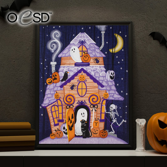OESD Boo Manor Tiling Scene by Michael Zindell 80401 Physical USB or Digital Download