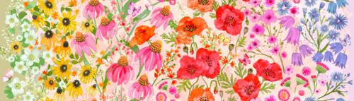 Moda Superbloom Gradient Fabric Collection Sold by the yard