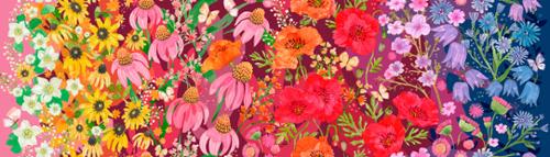 Moda Superbloom Gradient Fabric Collection Sold by the yard RE-RELEASED PREORDER DUE OUT AUGUST 12, 2025