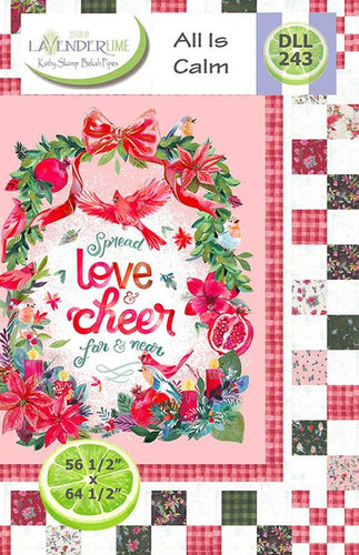 Moda All is Calm Pattern by Lavender Lime DLL243