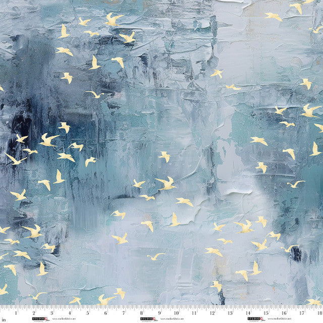 PREORDER For January 2026 Soul Blue Wall Hanging Kit Featuring Behind Blue Eye FABRIC from Studio E