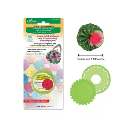 Clover Quick Yo-Yo Maker Small # 8700CV or Large #8701CV