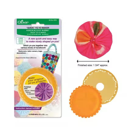 Clover Quick Yo-Yo Maker Small # 8700CV or Large #8701CV