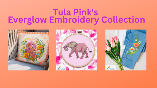 Tula Pink Everglow Embroidery Designs Scissortail Stitches #90049
