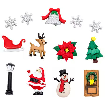 Buttons Galore Christmas Village Buttons BG4835