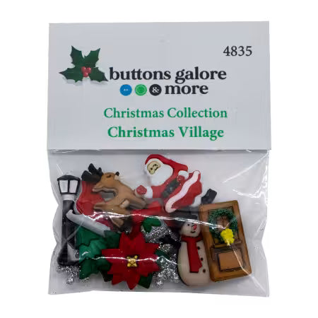 Buttons Galore Christmas Village Buttons BG4835