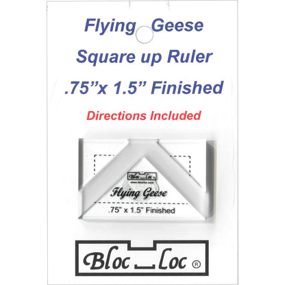 Bloc Loc Flying Geese Ruler VARIOUS SIZES AND SETS - THIS MAY BE A SPECIAL ORDER / Use the dropdown to make your selection.
