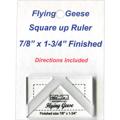 Bloc Loc Flying Geese Ruler VARIOUS SIZES AND SETS - THIS MAY BE A SPECIAL ORDER / Use the dropdown to make your selection.