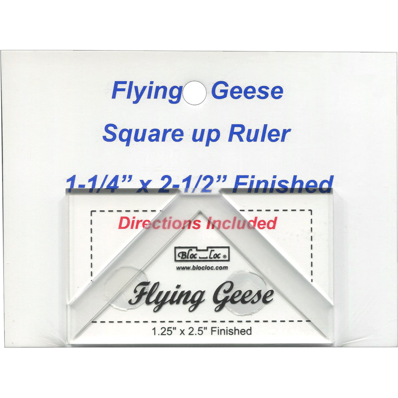 Bloc Loc Flying Geese Ruler VARIOUS SIZES AND SETS - THIS MAY BE A SPECIAL ORDER / Use the dropdown to make your selection.