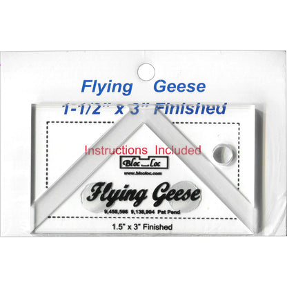 Bloc Loc Flying Geese Ruler VARIOUS SIZES AND SETS - THIS MAY BE A SPECIAL ORDER / Use the dropdown to make your selection.