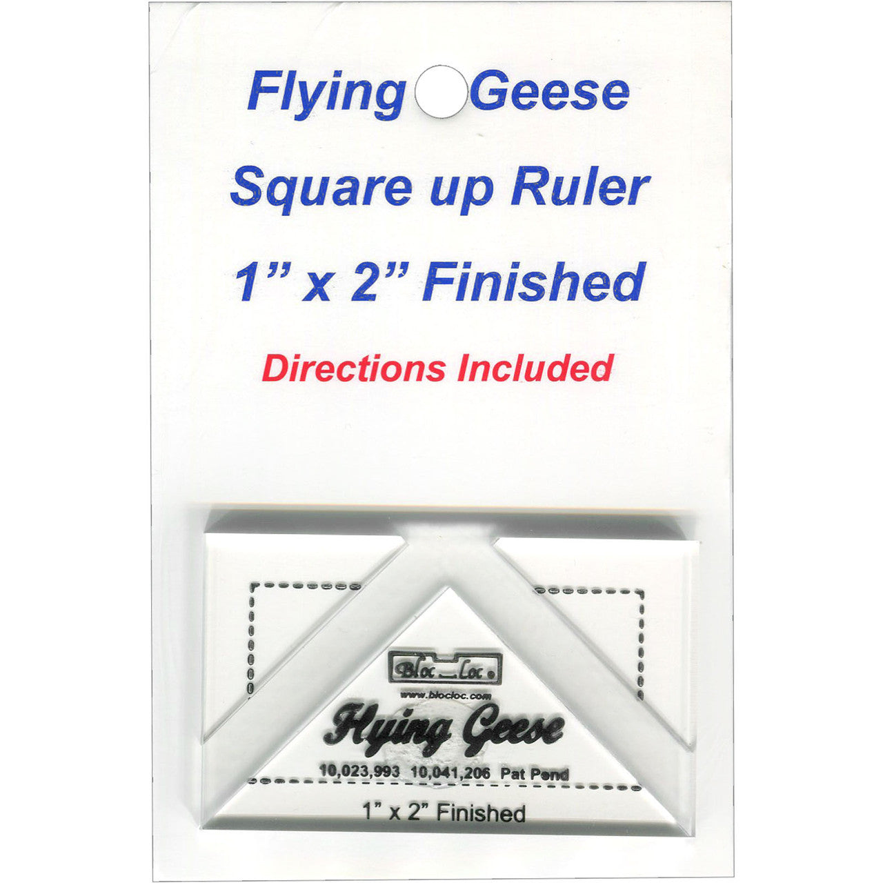Bloc Loc Flying Geese Ruler VARIOUS SIZES AND SETS - THIS MAY BE A SPECIAL ORDER / Use the dropdown to make your selection.