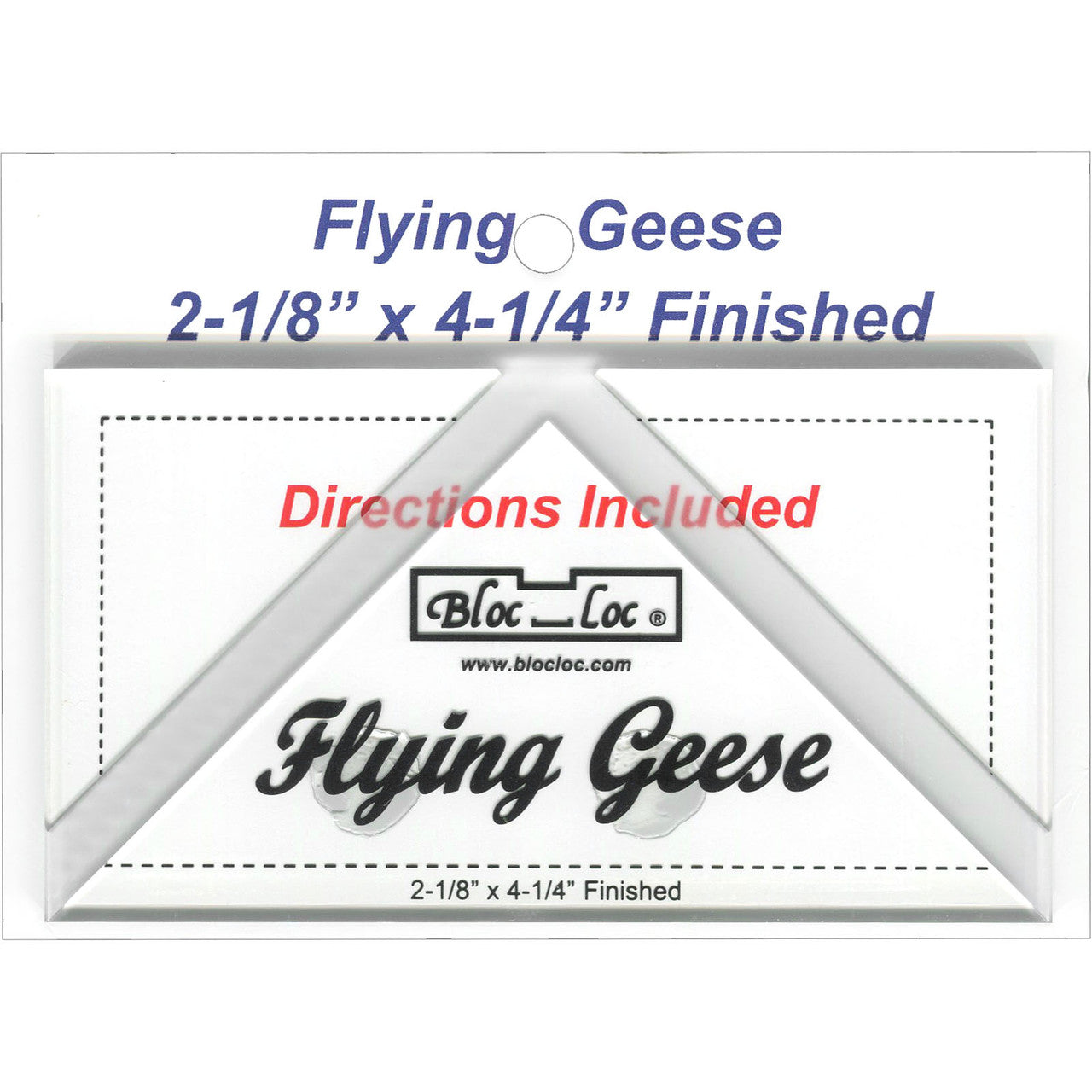 Bloc Loc Flying Geese Ruler VARIOUS SIZES AND SETS - THIS MAY BE A SPECIAL ORDER / Use the dropdown to make your selection.