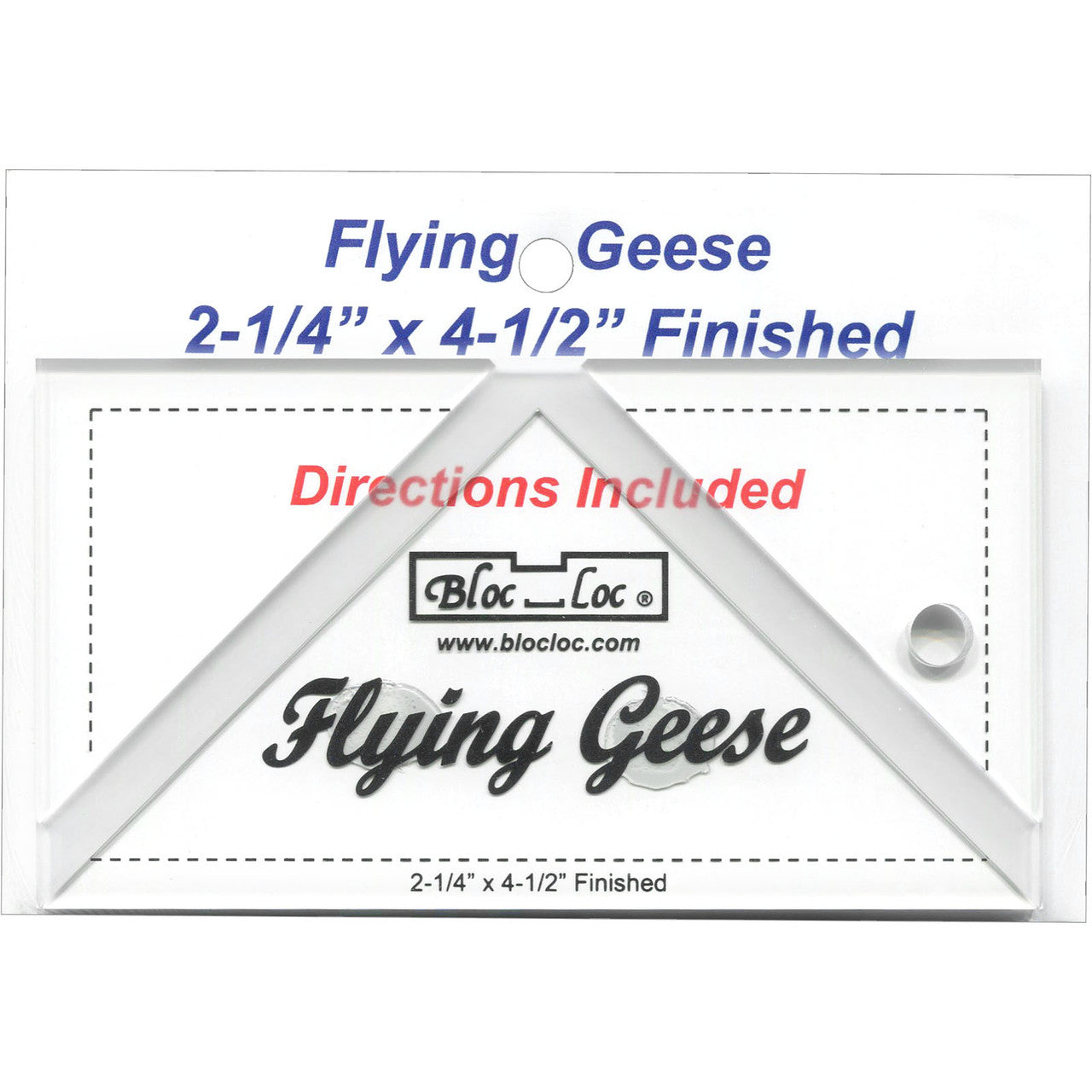 Bloc Loc Flying Geese Ruler VARIOUS SIZES AND SETS - THIS MAY BE A SPECIAL ORDER / Use the dropdown to make your selection.