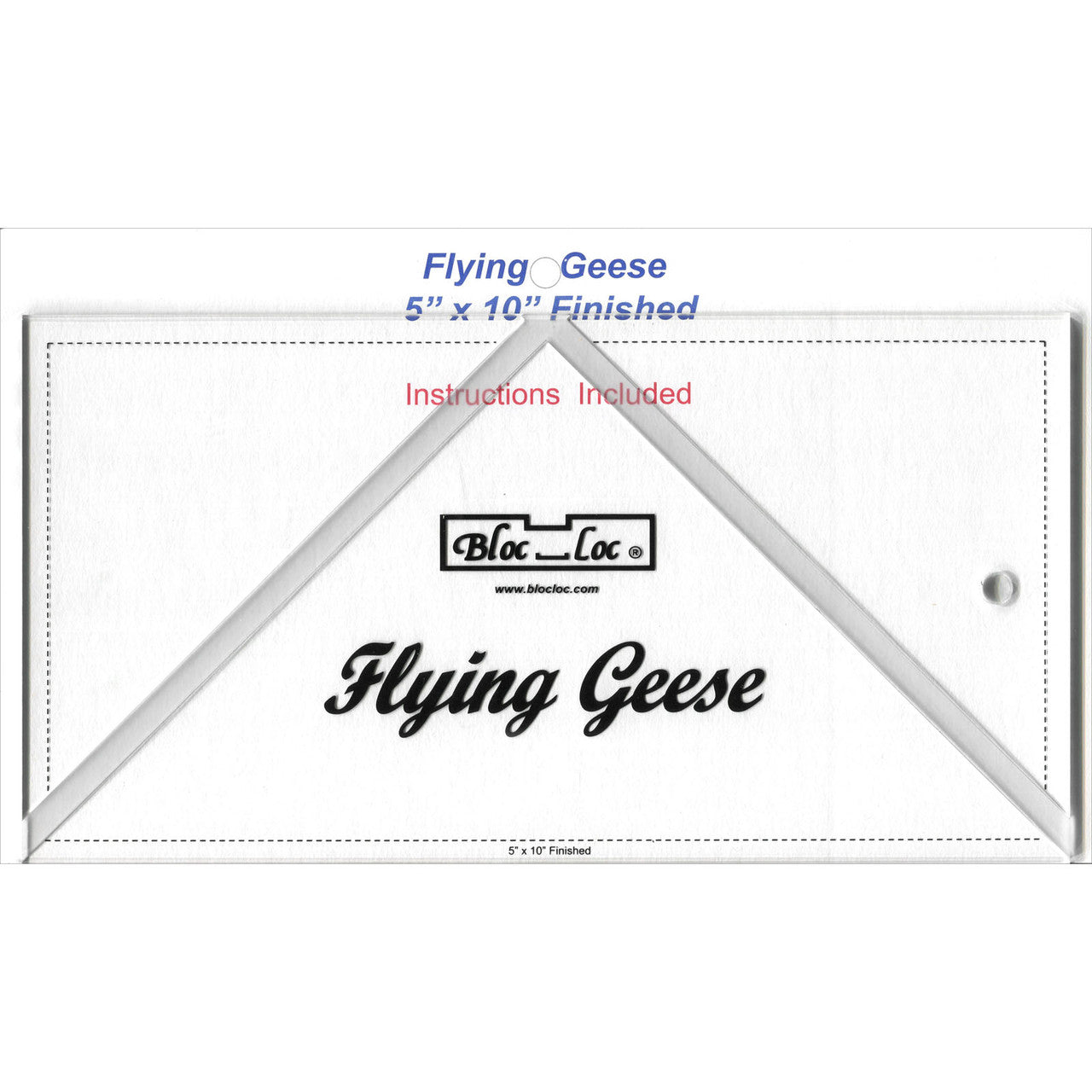Bloc Loc Flying Geese Ruler VARIOUS SIZES AND SETS - THIS MAY BE A SPECIAL ORDER / Use the dropdown to make your selection.