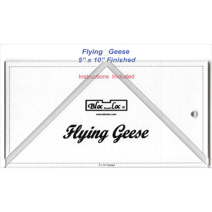 Bloc Loc Flying Geese Ruler VARIOUS SIZES AND SETS - THIS MAY BE A SPECIAL ORDER / Use the dropdown to make your selection.
