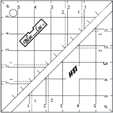 Bloc Loc Half-Square Triangle ON-POINT Ruler Options - Might be Special Order- use drop down menu to make selection