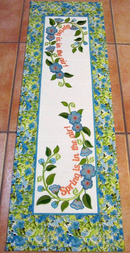 Janine Babich Spring is in the air! Table Runner Pattern # JBDSAIR Physical Design Leaflet OR Download Code Emailed to you