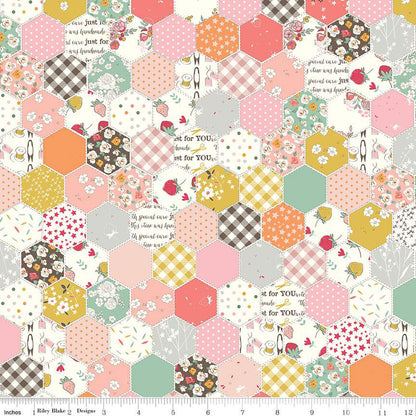 Riley Blake Bloomberry By Minki Kim Fabric Collection Sold by the Yard or  SOLD BY THE QUARTER YARD VARIOUS PRINTS