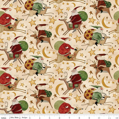 Riley Blake 'Up on the Housetop' Fabric Collection SOLD BY THE YARD