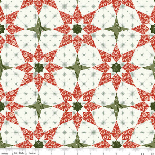 Riley Blake Christmas is in Town Cheater Fabric C14752 Sold by the Yard