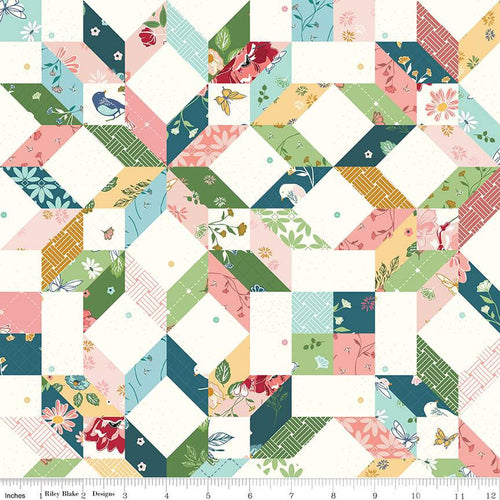 Riley Blake Melody Cheater Fabric C15148 Sold by the Yard