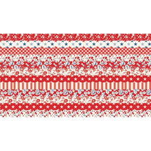 Load image into Gallery viewer, Riley Blake Freedom Garden C15626 Red Cheater Fabric SOLD BY THE YARD