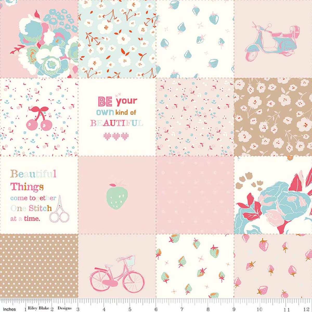 Riley Blake Cotton Nook Fabric Collection Sold by the Yard (various options, use drop down menu)