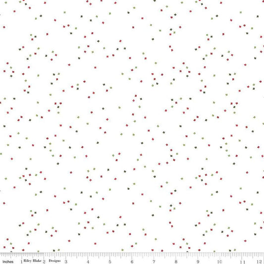 Riley Blake Blossom Santa Clause Fabric  SOLD BY THE YARD C730