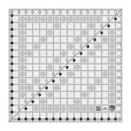 Creative Grids 16.5 x 16.5" Square Non-Slip Ruler CGR16