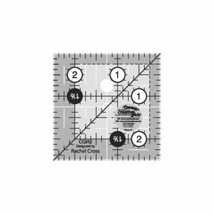 Creative Grids Quilt Ruler 2-1/2in Square # CGR2