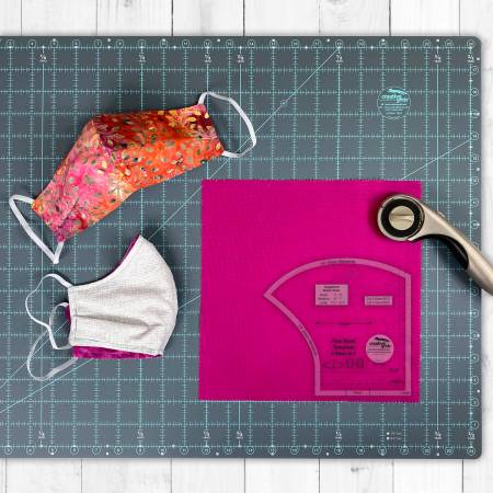 Creative Grids Face Mask Template 3 Sizes in 1 # CGRFACE