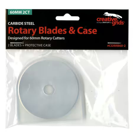 Creative Grids 60mm Replacement Rotary Blade 2pk # CGRRB60-2