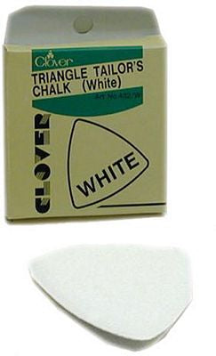 CL432WA Clover Triangle Tailor's Chalk White