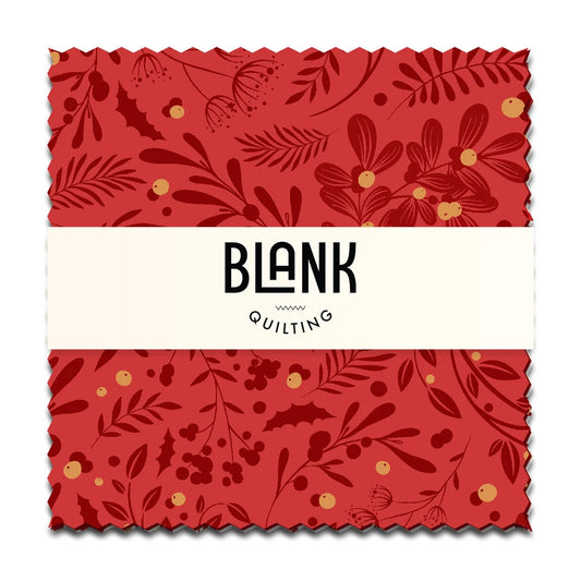 Blank Quilting Holly Jolly Calico 5" Squares CP-BQIHJC
