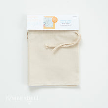 Load image into Gallery viewer, KDKB266 Canvas Cinch Sack Blank, Pack of 2, Beige Kimberbell