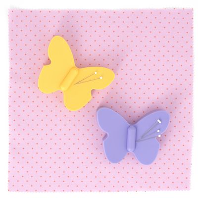 Dritz Pin and Needle Butterfly Magnents 275-PDQ (color options avaliable, use drop down menu to make selection)