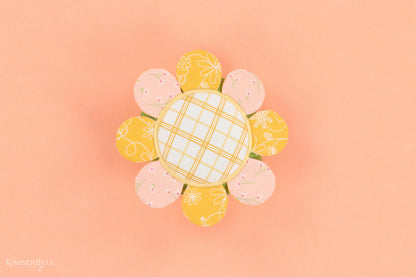 Kimberbell Digital Dealer July 2024 Blossom Pin Cushion FABRIC KIT
