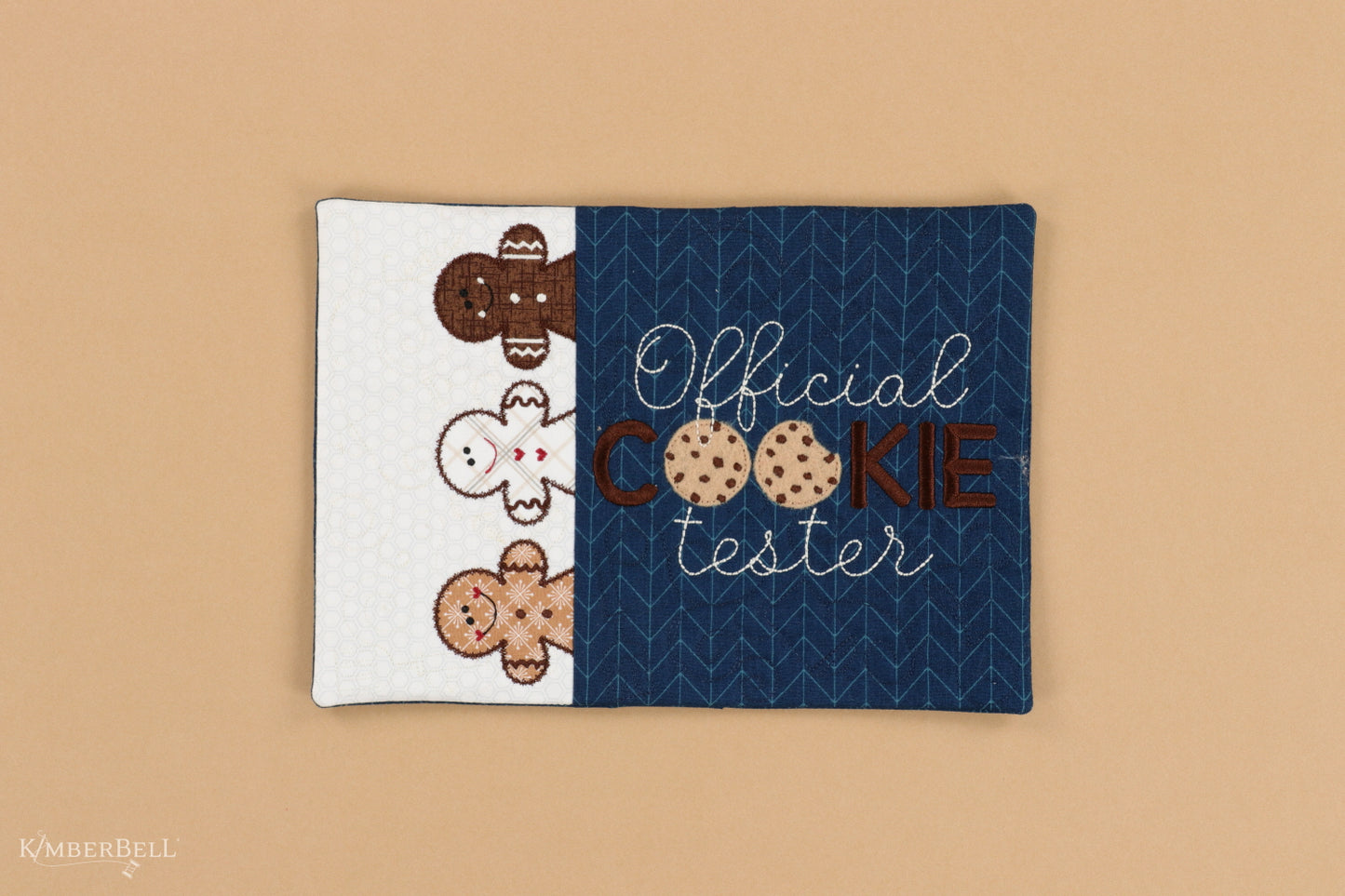 Kimberbell Digital Dealer October 2024- Official Cookie Tester Mug Rug Fabric Kit AND/OR Design AND/OR Thread kit
