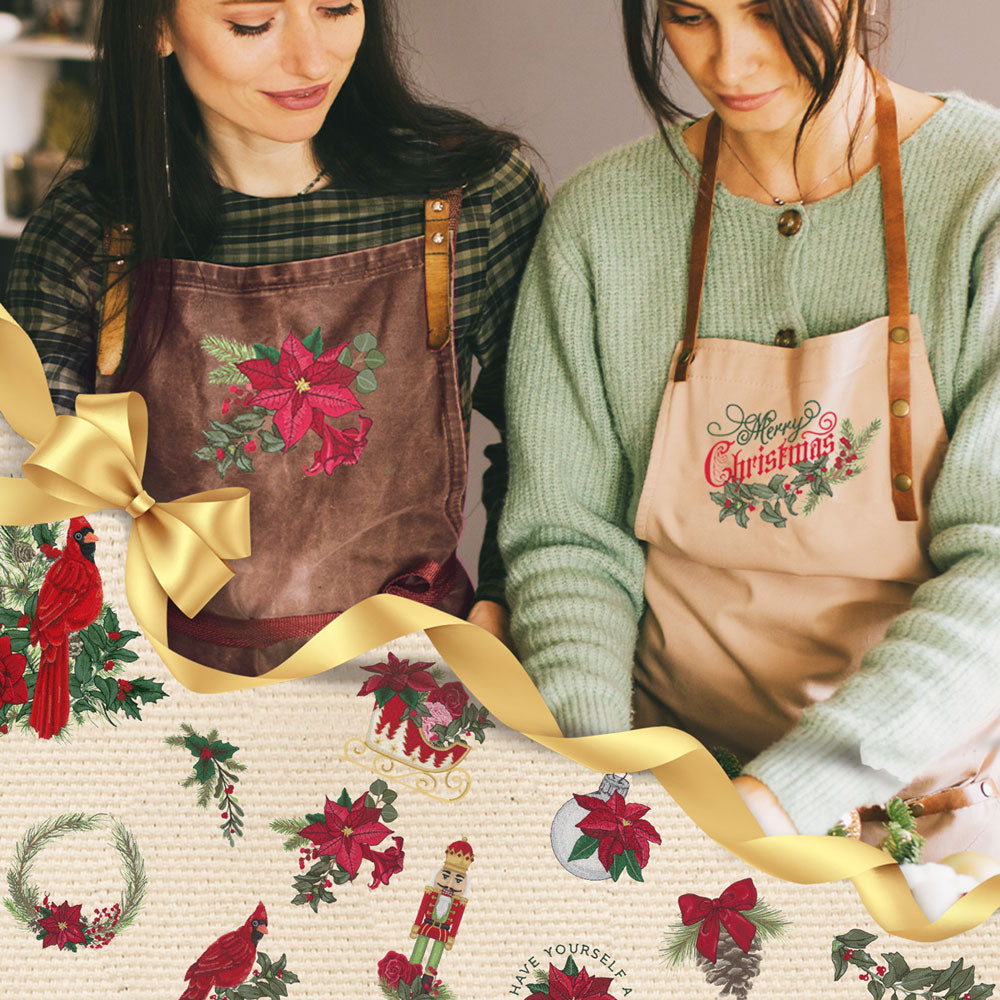 OESD Christmas Trimmings Patterns (12948CD, 12946CD, 12947CD)