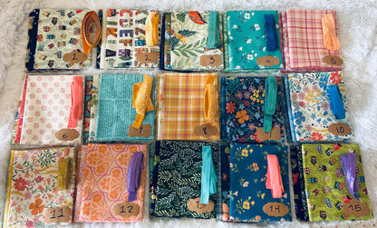 Needle Notebook 1 Fabric Kits Multiple Variants featuring Moda Cannon Beach and Paper Hamlet - USE THE DROPDOWN TO MAKE YOUR SELECTION AND TO SEE A CLOSE UP OF YOUR OPTIONS
