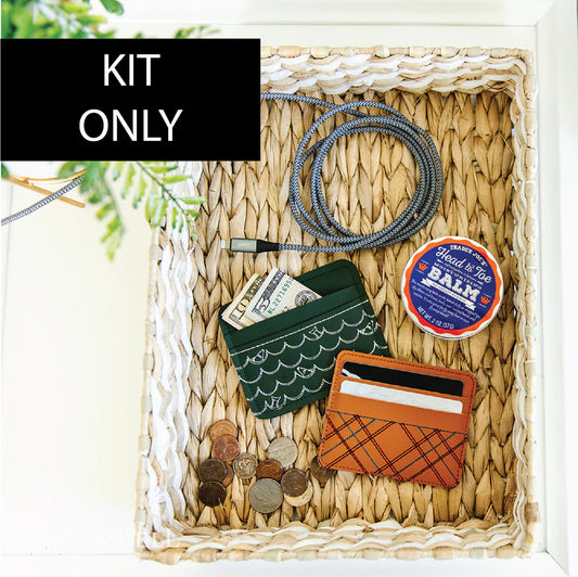 Kimberbell Digital Dealer 2023 June Father's Day Card Wallet Design AND/OR Fabric Kit Color Options